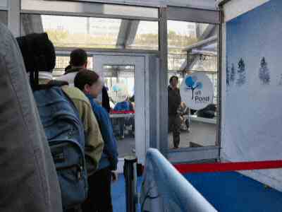 Free Skating Rink Entrance at Bryant Park