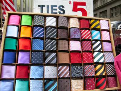 Cheap $5 Ties on 5th Ave & E43rd St in NYC
