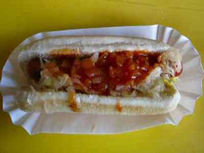 Grays Papayya Hot Dog - DirtCheapNYC.com