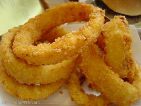 Schnipper's Quality Kitchen Onion Rings - © DirtCheapNYC.com