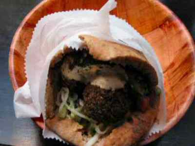 Taims Falafel Sandwich Waverly Place NYC