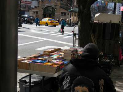 Used Books Seller on Broadway and W.72nd St